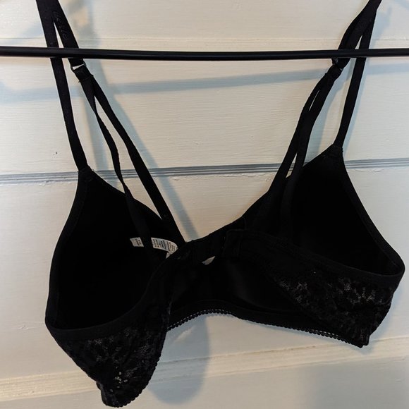 Aerie Be Real Black Bra with Lace - Picture 4 of 4
